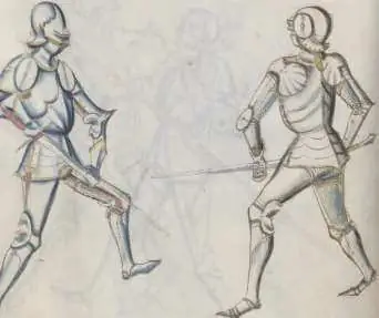 [50] Second guard with the shortened sword