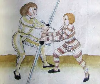 This is the text and the gloss of a play against the parrying (devam)