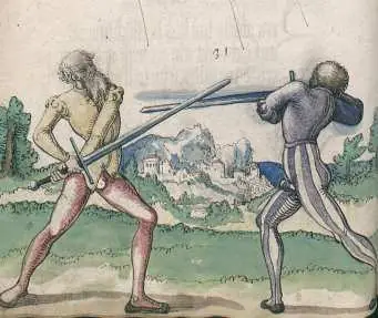 [120] Here mark, this is the text and the gloss on how one shall Set-off stabs and hews
