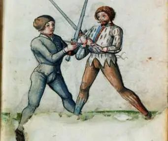 [141] A sword taking