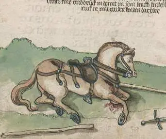 [13–14] Throwing the horse / combat wrestling