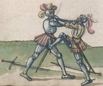 [32] A wrestling and a murder thrust